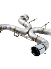 AWE Tuning Performance Exhaust | 3" Diameter | 4" Dual Chrome Silver Tips McLaren 720S 2018-2023                                     - 3010-32040 - Image 3