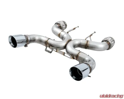AWE Tuning Performance Exhaust | 3" Diameter | 4" Dual Chrome Silver Tips McLaren 720S 2018-2023 - 3010-32040