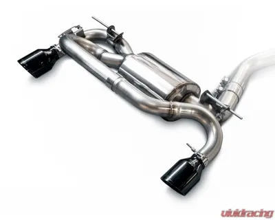 AWE Tuning Touring Edition Axle-back Exhaust | 3" Diameter | 4" Dual Diamond Black Tips BMW M235i 2014-2016|BMW M240i 2017-2021 - 3010-33034