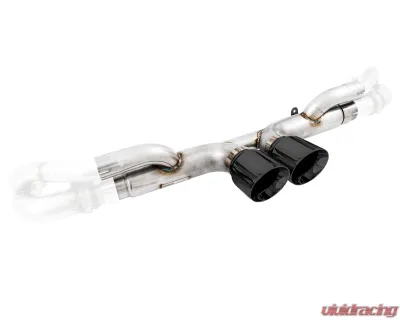 AWE Tuning Center Muffler Delete | 3" Diameter | Diamond Black Tips Porsche 911 GT3 2010-2011 - 3010-33044