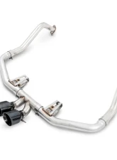 AWE Tuning Track Edition Exhaust 2.5" Dual Diamond Black Tips for Porsche 718 Boxster/Cayman 2017-2025                                     - 3010-33048 - Image 4