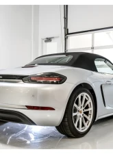 AWE Tuning Track Edition Exhaust 2.5" Dual Diamond Black Tips for Porsche 718 Boxster/Cayman 2017-2025                                     - 3010-33048 - Image 2