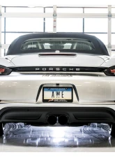AWE Tuning Track Edition Exhaust 2.5" Dual Diamond Black Tips for Porsche 718 Boxster/Cayman 2017-2025                                     - 3010-33048 - Image 3