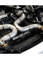 AWE Tuning Performance Exhaust | 3" Diameter | 4" Dual Diamond Black Tips McLaren 720S 2018-2023                                     - 3010-33050 - Image 5