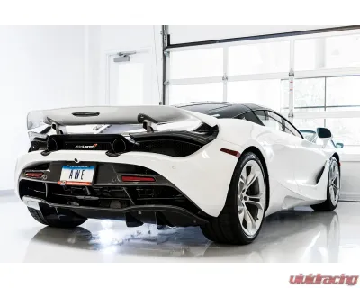 AWE Tuning Performance Exhaust | 3" Diameter | 4" Dual Diamond Black Tips McLaren 720S 2018-2023 - 3010-33050