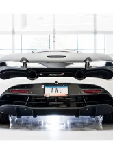 AWE Tuning Performance Exhaust | 3" Diameter | 4" Dual Diamond Black Tips McLaren 720S 2018-2023                                     - 3010-33050 - Image 5