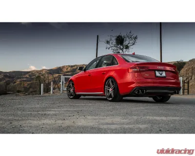 AWE Tuning Touring Edition Exhaust | 2.5" Diameter | 4" Quad Chrome Silver Tips Audi S4 2013-2016 - 3010-42016