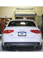 AWE Tuning Touring Edition Exhaust | 2.5" Diameter | 4" Quad Chrome Silver Tips Audi S4 2013-2016                                     - 3010-42016 - Image 5
