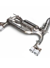 AWE Tuning Touring Edition Axle-back Exhaust | 3" Diameter | 3.14" Quad Chrome Silver Tips BMW 328i 2012-2016|BMW 428i 2014-2016                                     - 3010-42042 - Image 2