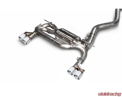 AWE Tuning Touring Edition Axle-back Exhaust | 3" Diameter | 3.14" Quad Chrome Silver Tips BMW 328i 2012-2016|BMW 428i 2014-2016 - 3010-42042