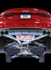 AWE Tuning Track Edition Exhaust | Non-Resonated | 2.5" Diameter  | 4" Quad Chrome Silver Tips Audi S5 Sportback 2018-2024                                     - 3010-42068 - Image 5