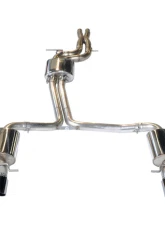 AWE Tuning Touring Edition Exhaust | 2.5" Diameter | 4" Quad Diamond Black Tips Audi S5 2013-2017                                     - 3010-43030 - Image 3