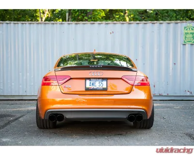 AWE Tuning Touring Edition Exhaust | 2.5" Diameter | 4" Quad Diamond Black Tips Audi S5 2013-2017 - 3010-43030