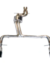 AWE Tuning Track Edition Exhaust | 2.5" Diameter | 3.54" Quad Diamond Black Tips Audi S5 2013-2017                                     - 3010-43042 - Image 2