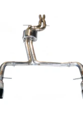 AWE Tuning Track Edition Exhaust | 2.5" Diameter | 4" Quad Diamond Black Tips Audi S5 2013-2017                                     - 3010-43046 - Image 2