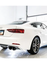 AWE Tuning Touring Edition Exhaust | 2.5" Diameter | 4" Quad Diamond Black Tips Audi S4 2018-2024                                     - 3010-43050 - Image 4