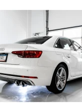 AWE Tuning Track Edition Exhaust | Non-Resonated | 2.5" Diameter  | 4" Quad Diamond Black Tips Audi S5 Sportback 2018-2024                                     - 3010-43062 - Image 3