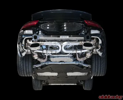 AWE Tuning Performance Exhaust | 2.5" Diameter | OE Tips Porsche 911 Carrera 2012-2016 - 3015-11020