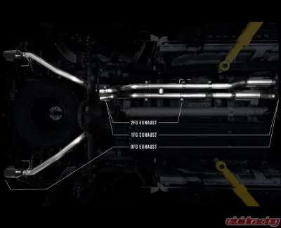 AWE Tuning 1FG Exhaust | 3" Diameter | Resonated Performance H-Pipe Ford F-150 Raptor 2017-2020 - 3015-11044
