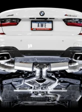 AWE Tuning Non-Resonated Touring Edition Exhaust | 3" Diameter | OE Tips BMW M340i 2020-2025|BMW M440i 2022-2025                                     - 3015-11058 - Image 2