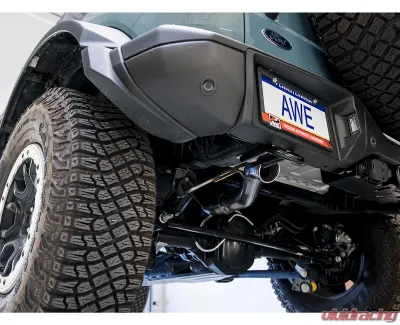 AWE Tuning 0FG Cat Back Exhaust | 3" Diameter | No Tips Ford Bronco 2021-2025 - 3015-21000