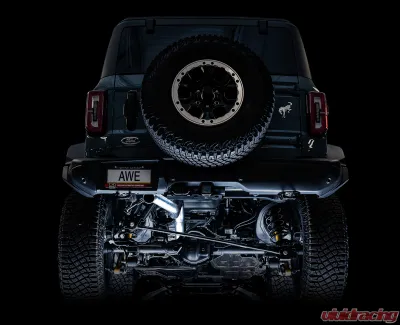 AWE Tuning 0FG Cat Back Exhaust | 3" Diameter | No Tips Ford Bronco 2021-2025 - 3015-21000