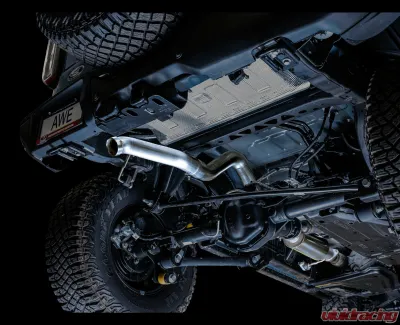 AWE Tuning 0FG Cat Back Exhaust | 3" Diameter | No Tips Ford Bronco 2021-2025 - 3015-21000