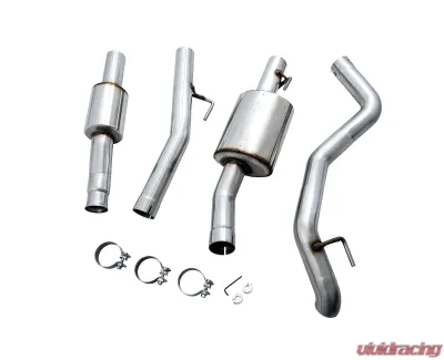 AWE Tuning Trail Edition Cat Back Exhaust | 3" Diameter | No Tips Jeep Wrangler 2012-2018 - 3015-21007