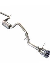 AWE Tuning Touring Edition Exhaust | 2.5" Diameter | 3.54" Dual Chrome Silver Tips Volkswagen Golf SportWagen 2015-2017                                     - 3015-22048 - Image 3
