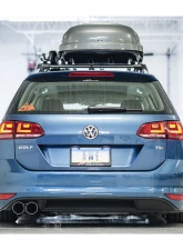 AWE Tuning Touring Edition Exhaust | 2.5" Diameter | 3.54" Dual Chrome Silver Tips Volkswagen Golf SportWagen 2015-2017                                     - 3015-22048 - Image 3