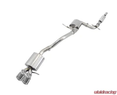 AWE Tuning Touring Edition Exhaust | 2.5" Diameter | 3.54" Dual Chrome Silver Tips Volkswagen Jetta 2.5 2006-2006|Volkswagen Jetta S 2008-2010 - 3015-22056