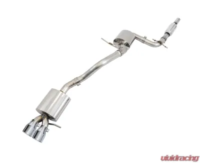 AWE Tuning Touring Edition Exhaust | 2.5" Diameter | 3.5" Dual Chrome Silver Tips Volkswagen Jetta 2011-2013 - 3015-22060