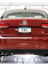 AWE Tuning Touring Edition Exhaust | 2.5" Diameter | 3.54" Dual Chrome Silver Tips Volkswagen Jetta 2016-2018                                     - 3015-22064 - Image 4