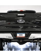 AWE Tuning 0FG Single Exit Exhaust | 3" Diameter | 4.5" Dual Chrome Silver Tips Ford F-150 2015-2020                                     - 3015-22066 - Image 4