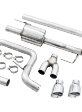 AWE Tuning 0FG Dual Side Exit Exhaust | 3" Diameter | 4.5" Dual Chrome Silver Tips Ford F-150 2021-2025                                     - 3015-22067 - Image 5