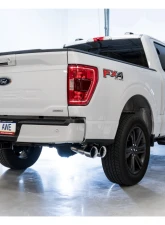 AWE Tuning 0FG Dual Side Exit Exhaust | 3" Diameter | 4.5" Dual Chrome Silver Tips Ford F-150 2021-2025                                     - 3015-22067 - Image 6