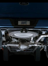 AWE Tuning 0FG Dual Side Exit Exhaust | 3" Diameter | 4.5" Dual Chrome Silver Tips Ford F-150 2021-2025                                     - 3015-22067 - Image 10