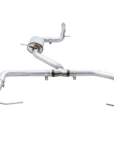 AWE Tuning Track Edition Exhaust | Resonated | 3" Diameter | 4" Dual Chrome Silver Tips Volkswagen Jetta GLI 2019-2021                                     - 3015-22068 - Image 6