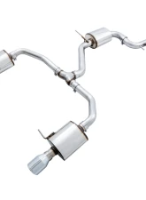 AWE Tuning Touring Edition Exhaust | 3" Diameter | 4" Dual Chrome Silver Tips Volkswagen Jetta GLI 2019-2021                                     - 3015-22070 - Image 7