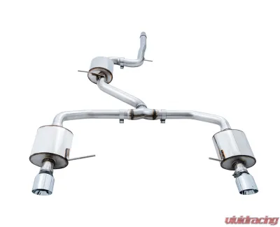 AWE Tuning Touring Edition Exhaust | 3" Diameter | 4" Dual Chrome Silver Tips Volkswagen Jetta GLI 2019-2021 - 3015-22070
