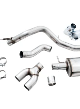 AWE Tuning 0FG Exhaust | 3" Diameter | with BashGuard | 4.5" Dual Chrome Silver Tips Ford Ranger 2019-2023                                     - 3015-22072 - Image 4