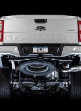 AWE Tuning 0FG Exhaust | 3" Diameter | with BashGuard | 4.5" Dual Chrome Silver Tips Ford Ranger 2019-2023                                     - 3015-22072 - Image 5