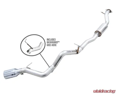 AWE Tuning 0FG Cat Back Exhaust | 3" Diameter | 5" Chrome Silver Tip Ford Bronco 2021-2025 - 3015-22789