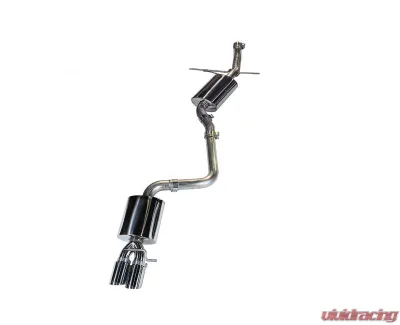 AWE Tuning Touring Edition Exhaust | 2.5" Diameter | Single Outlet | 3.54" Dual Diamond Black Tips Audi A5 Quattro 2010-2017 - 3015-23012