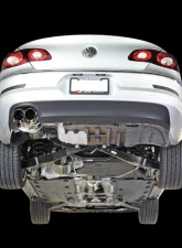 AWE Tuning Touring Edition Performance Exhaust for Volkswagen CC 2009-2015, 2.5" Black Tips                                     - 3015-23014 - Image 2