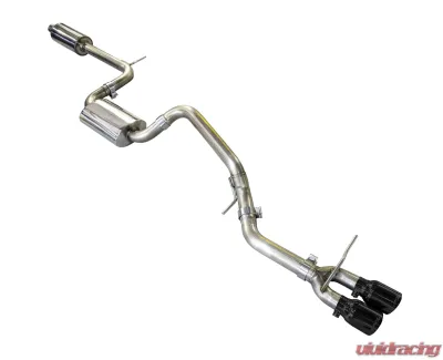 AWE Tuning Touring Edition Exhaust | 2.5" Diameter | 3.54" Dual Diamond Black Tips Volkswagen Golf SportWagen 2015-2017 - 3015-23040
