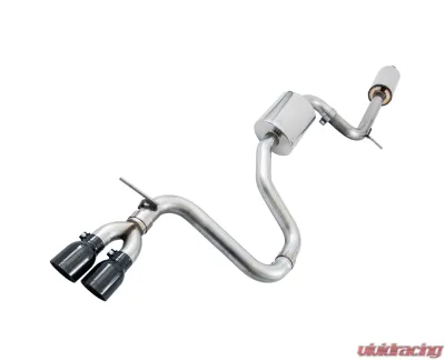AWE Tuning Touring Edition Exhaust | 2.5" Diameter | 3.54" Dual Diamond Black Tips Volkswagen Golf 2015-2017 - 3015-23044