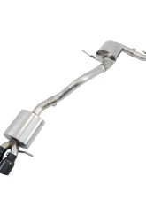 AWE Tuning Touring Edition Exhaust | 2.5" Diameter | 3.54" Dual Diamond Black Tips Volkswagen Jetta 2011-2013                                     - 3015-23052 - Image 2