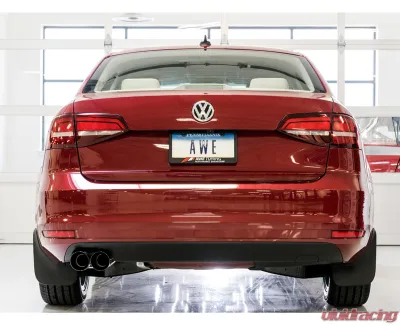 AWE Tuning Touring Edition Exhaust | 2.5" Diameter | 3.54" Dual Diamond Black Tips Volkswagen Jetta 2016-2018 - 3015-23056