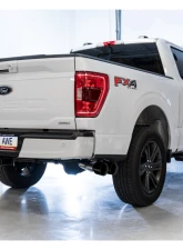 AWE Tuning 0FG Dual Side Exit Exhaust | 3" Diameter | 4.5" Dual Diamond Black Tips Ford F-150 2021-2025                                     - 3015-23059 - Image 5